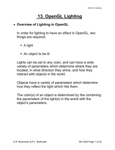 13. OpenGL Lighting