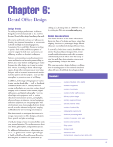 Chapter 6: Dental Office Design