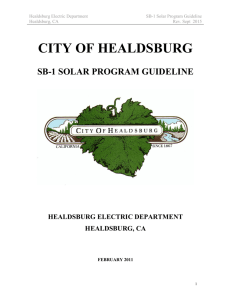 SB-1 Solar Program Guidebook