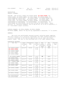 File E328847 - LED Drivers