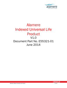 Alamere Indexed Universal Life Product