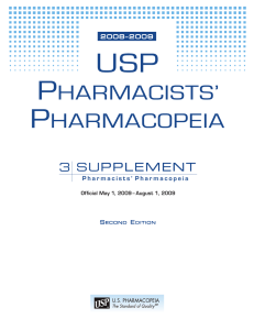 Pharmacists` Pharmacopeia - US Pharmacopeial Convention