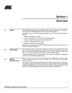 AT91EB01 Evaluation Board User Guide