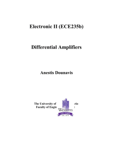 Differential Amplifiers