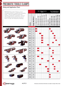 Pneumatic Toggle Clamps Section