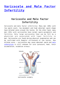 Testosterone Therapy-Male Infertility,Practical