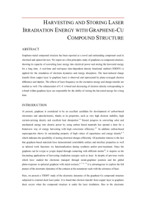 harvesting and storing laser irradiation energy with
