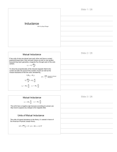 Inductance