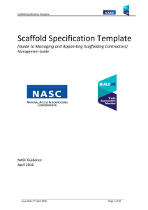 Scaffold Specification Template
