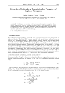 Extraction of Subterahertz Transmission-line Parameters