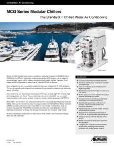 MCG Series Modular Chillers - Elite Marine Yacht Services
