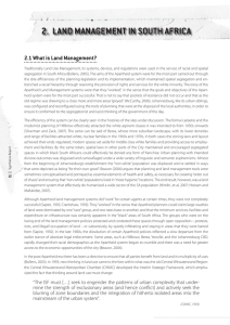 2. land management in south africa