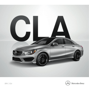 CLA-Class Brochure - Mercedes-Benz