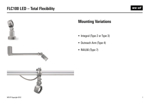 FLC100 LED – Total Flexibility Mounting Variations - WE-EF