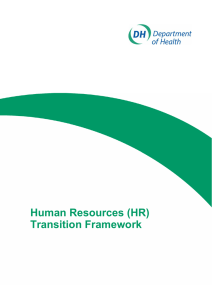 (HR) transition framework