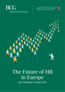The Future of HR in Europe Key Challenges Through 2015