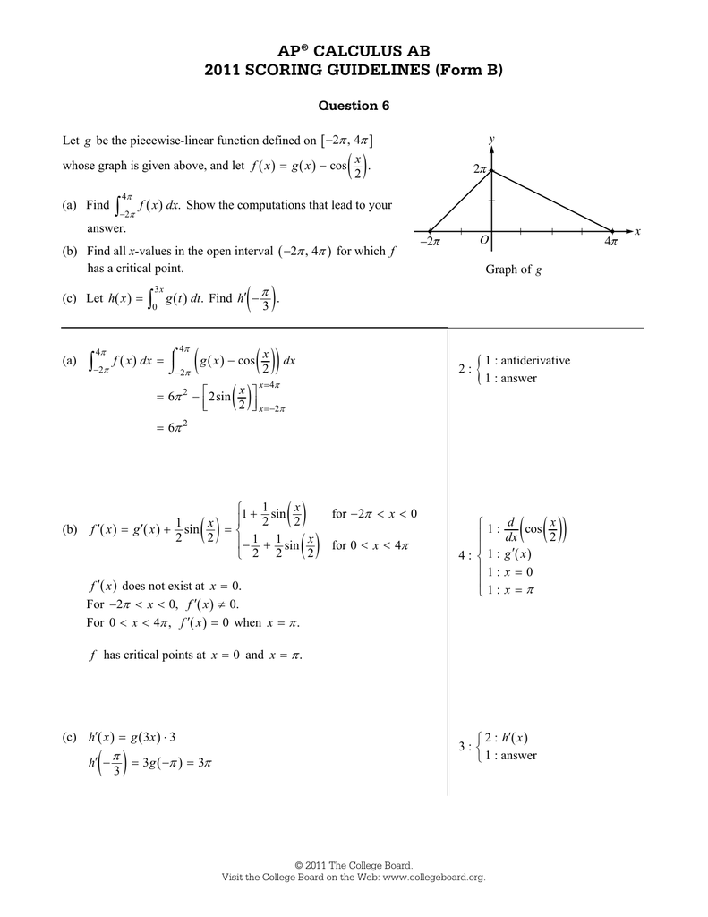 Sample Responses Q6 Ap Central