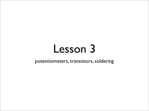 Lesson 3 - Machine Project