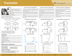 Common Emitter Transistor Circuit - HIK
