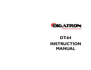 dt-64 instruction manual