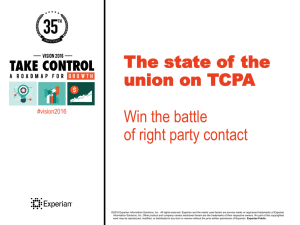The state of the union on TCPA Win the battle of right party contact