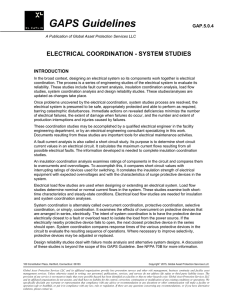 Electrical Coordination - System Studies