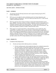 power studies - Facilities Management