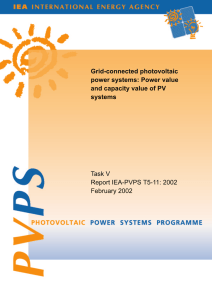 Grid-connected photovoltaic power systems