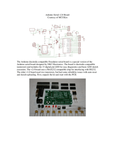 Arduino Serial v2.0 Board Courtesy of MCUKits The