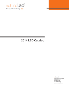 2014 LED Catalog - JAC Associates energy efficient lighting and
