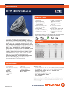 ULTRA LED PAR38 Lamps