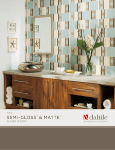 Sales Sheet - Products | Daltile