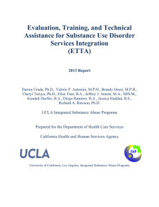 2012-2013 - Annual State Evaluation Report to CA`s Dept. of Alcohol