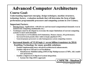 CMPE750 - Shaaban