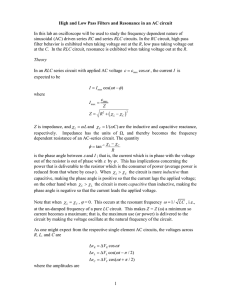 RC and RLC Circuits