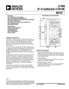 AD7537 LC2MOS (8+4) Loading Dual 12