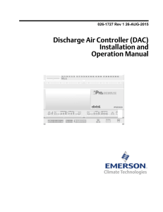 Discharge Air Controller (DAC)