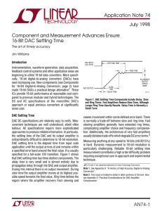 AN74 - Component and Measurement Advances Ensure 16