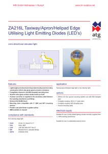 ZA216L Taxiway/Apron/Helipad Edge Utilising Light - ihr
