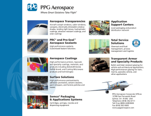 PPG Aerospace Locations Line Card