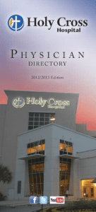 HC PhyDIR_r3_FIN - Holy Cross Hospital