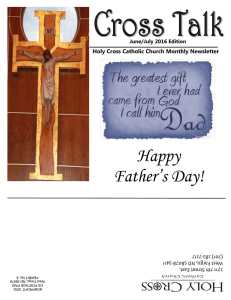 Happy Father`s Day! - Holy Cross Catholic Church