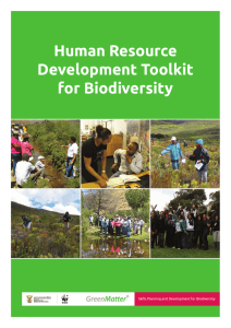 Human Resource Development Toolkit for Biodiversity