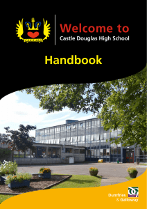 Castle Douglas High School handbook