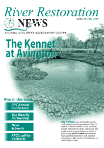 Issue 36 - July 2010 - the River Restoration Centre