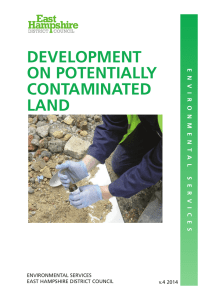 contaminated land - East Hampshire District Council
