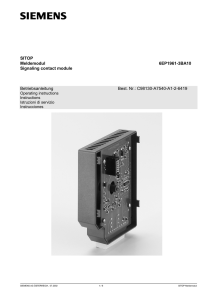 SITOP Meldemodul 6EP1961-3BA10 Signaling contact module