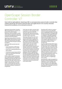 OpenScape Session Border Controller V7