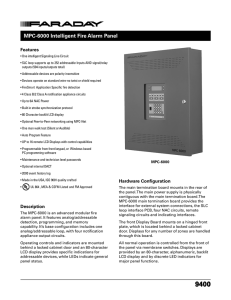 MPC-6000 Intelligent Fire Alarm Panel