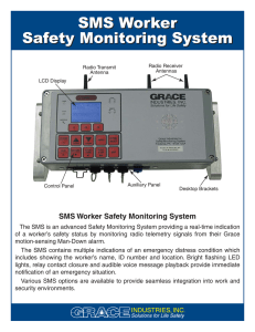SMS Worker Safety Monitoring System